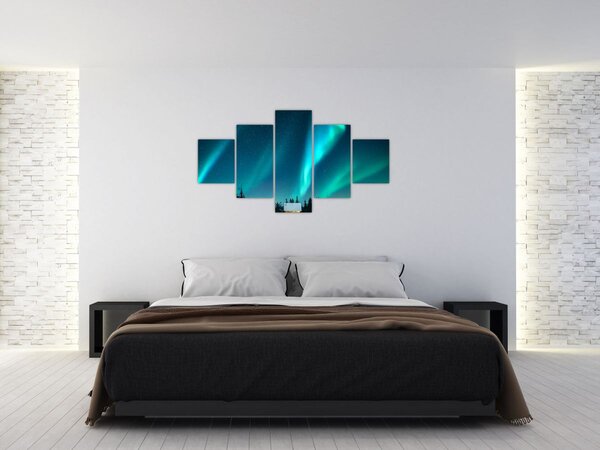Obraz - Aurora Borealis (125x70 cm)