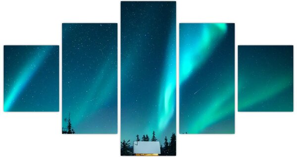 Obraz - Aurora Borealis (125x70 cm)