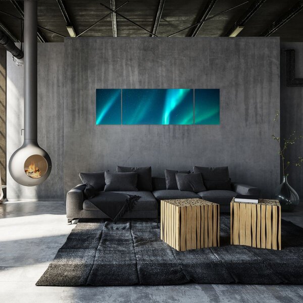 Obraz - Aurora Borealis (170x50 cm)