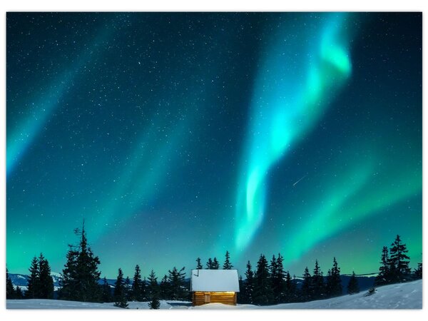 Obraz - Aurora Borealis (70x50 cm)