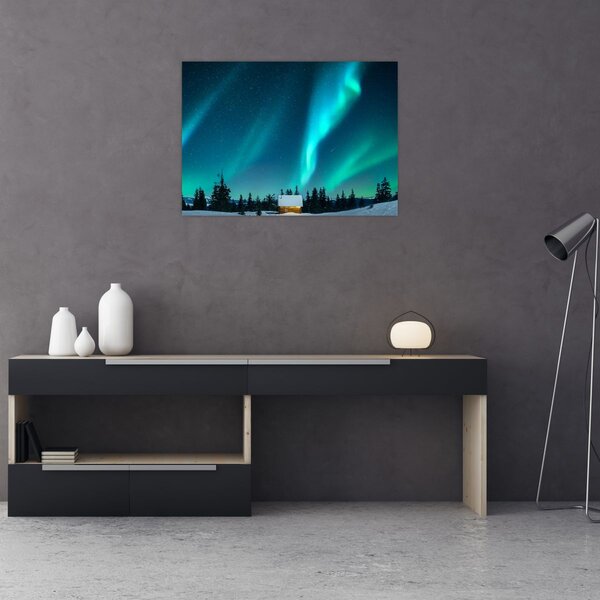 Obraz - Aurora Borealis (70x50 cm)