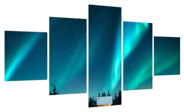 Obraz - Aurora Borealis (125x70 cm)