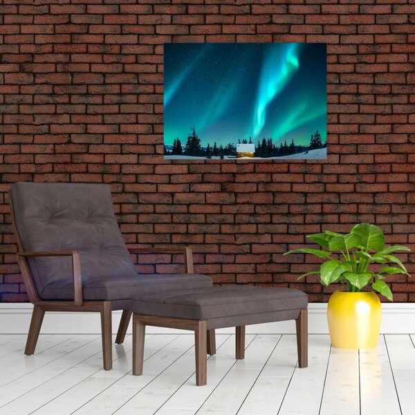 Obraz - Aurora Borealis (70x50 cm)