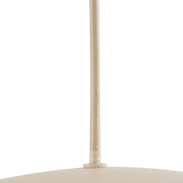 Lampa wisząca Malisa Lucande, możliwość ściemniania, kremowy / amber, salon / jadalnia, metal, skandynawski