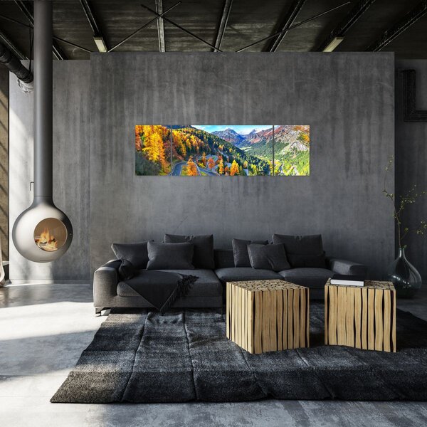 Obraz - Przełęcz Malajska (170x50 cm)