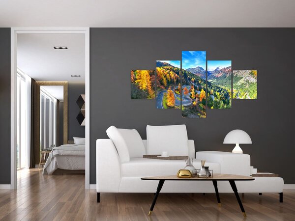 Obraz - Przełęcz Malajska (125x70 cm)