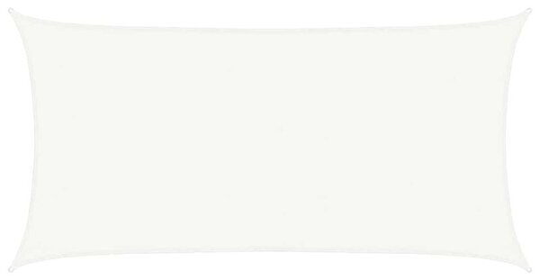 Żagiel przeciwsłoneczny, 160 g/m², biały, 2,5x4,5 m, hdpe