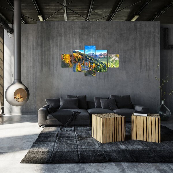 Obraz - Przełęcz Malajska (125x70 cm)