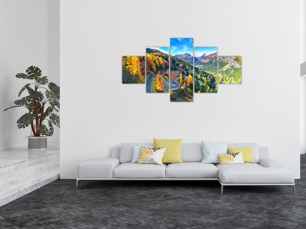 Obraz - Przełęcz Malajska (125x70 cm)
