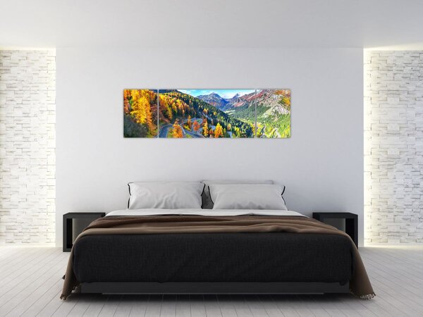 Obraz - Przełęcz Malajska (170x50 cm)