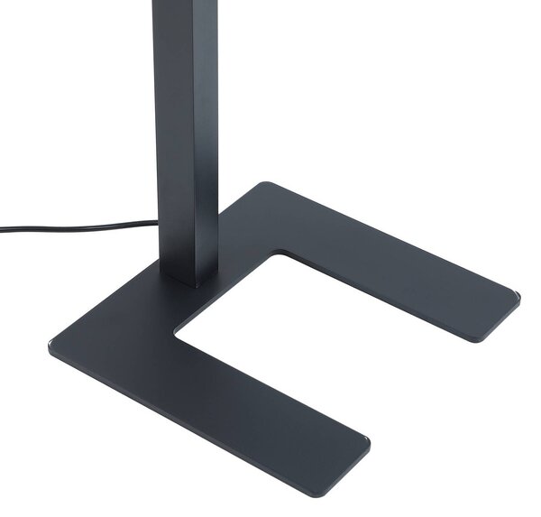 Arcchio lampa stojąca biurowa LED Jolinda, w kształcie litery T, czarna, 4000 K Jolinda Arcchio, możliwość ściemniania, czarny, biuro, aluminium, nowoczesny
