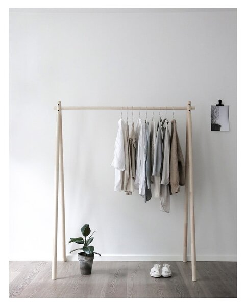 Wieszak z drewna sosnowego Karup Design Hongi Natural