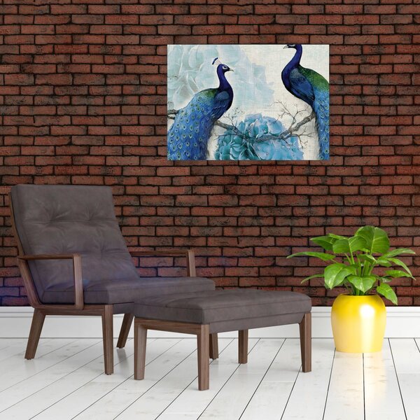 Obraz - Pawie tekstury (70x50 cm)