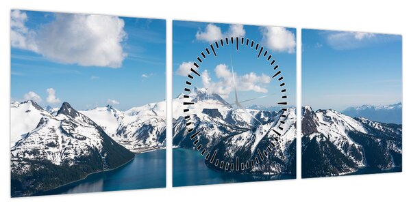 Obraz - Garibaldi Park (z zegarem) (90x30 cm)