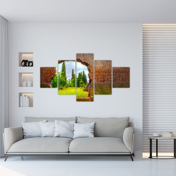 Obraz - Ogród Eden (125x70 cm)