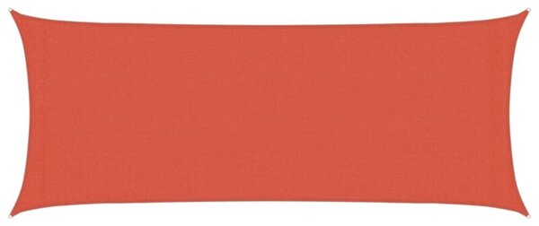Żagiel przeciwsłoneczny, 160 g/m², terakotowy, 2x4,5 m, hdpe