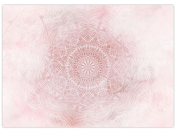 Obraz - Różowa mandala (70x50 cm)