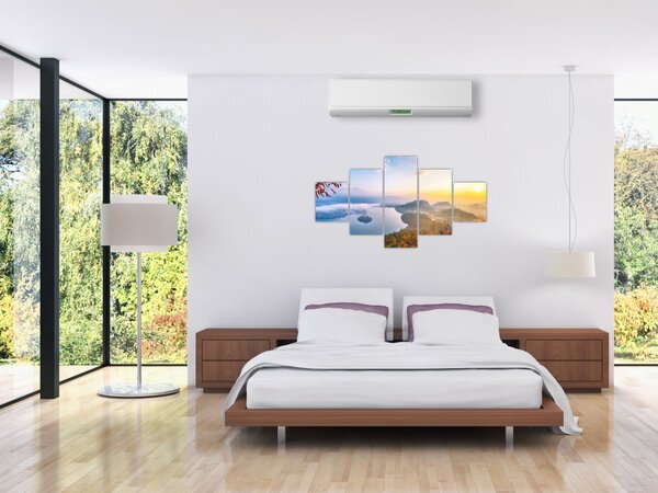 Obraz - Jezioro Bled (125x70 cm)