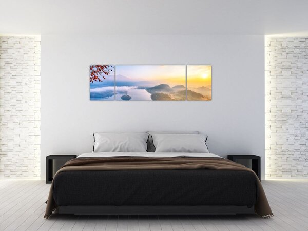 Obraz - Jezioro Bled (170x50 cm)