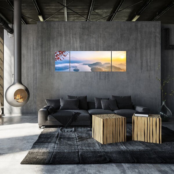 Obraz - Jezioro Bled (170x50 cm)