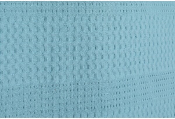 Niebieska narzuta bawełniana na łóżko dwuosobowe Mijolnir, 220x240 cm
