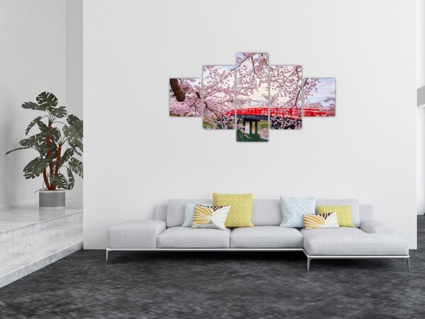 Obraz - Hirosaki, Japonia (125x70 cm)