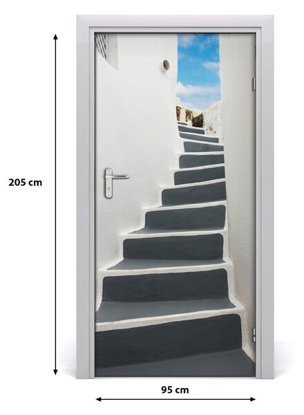 Fototapeta samoprzylepna na drzwi Santorini Grecja
