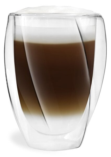 Zestaw 2 szklanek z podwójną ścianką Vialli Design Latte, 300 ml