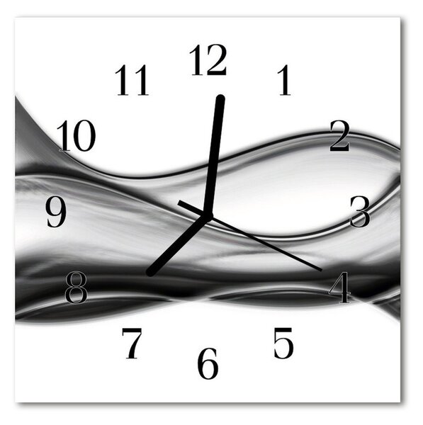 Zegar szklany kwadratowy Abstrakcja