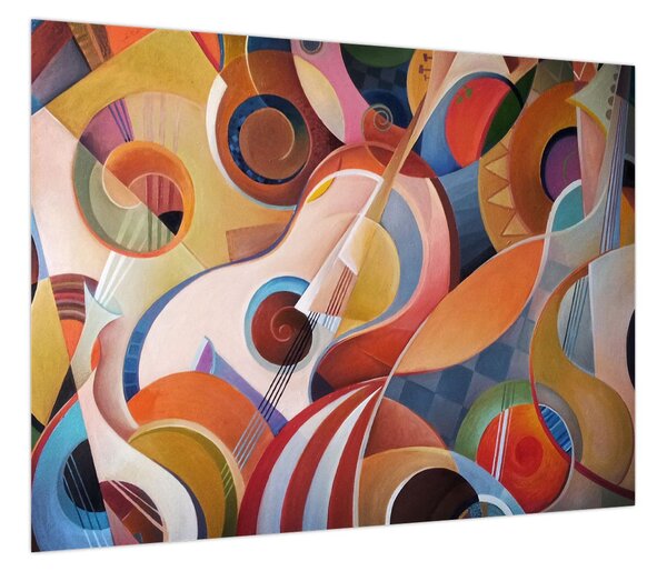Obraz - Muzyczny abstrakt (70x50 cm)
