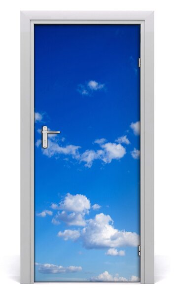 Naklejka fototapeta na drzwi Chmury na niebie