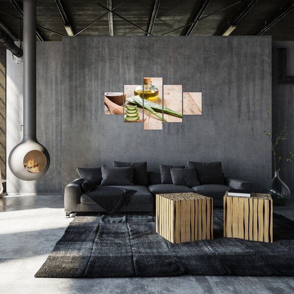 Obraz - Aloes (125x70 cm)