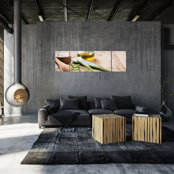 Obraz - Aloes (170x50 cm)