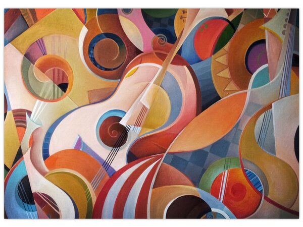 Obraz - Muzyczny abstrakt (70x50 cm)