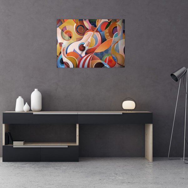 Obraz - Muzyczny abstrakt (70x50 cm)