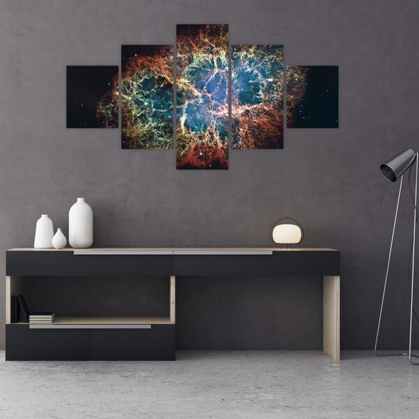 Obraz - Mgławica Krab (125x70 cm)