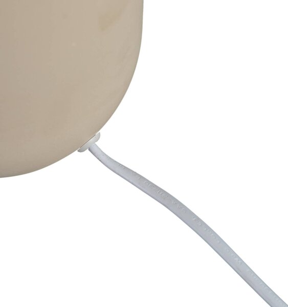 Lampa stołowa Lennes Lindby, biały / opal, salon / jadalnia, szkło, nowoczesny