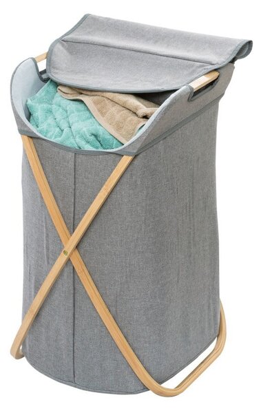 Kosz na pranie Wenko Bahari Bamboo, 79 l