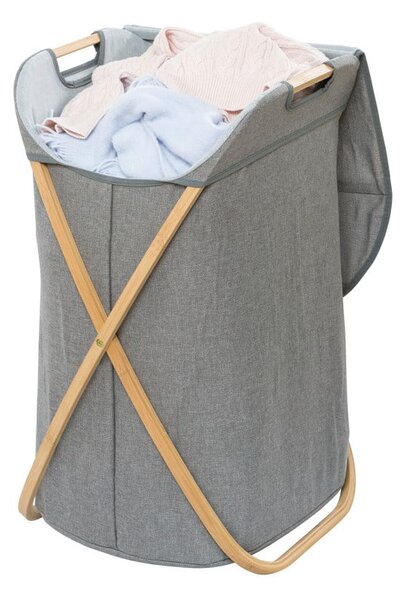 Kosz na pranie Wenko Bahari Bamboo, 79 l
