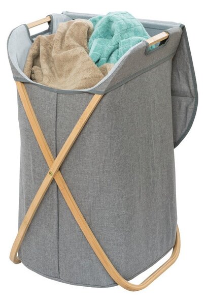 Kosz na pranie Wenko Bahari Bamboo, 79 l