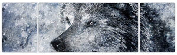 Obraz - Wilk z kreskówki (170x50 cm)