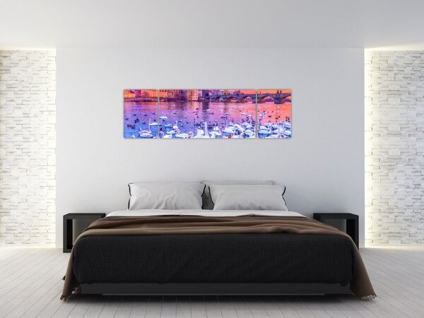Obraz - Praga (170x50 cm)