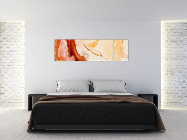 Obraz - Malarstwo abstrakcyjne (170x50 cm)