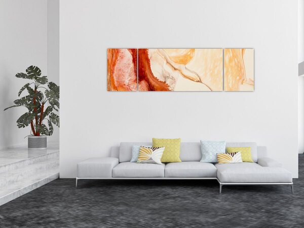 Obraz - Malarstwo abstrakcyjne (170x50 cm)