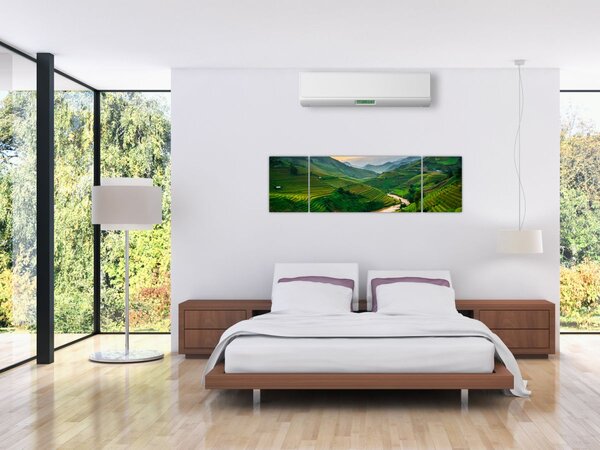 Obraz - Tarasy ryżowe II. (170x50 cm)