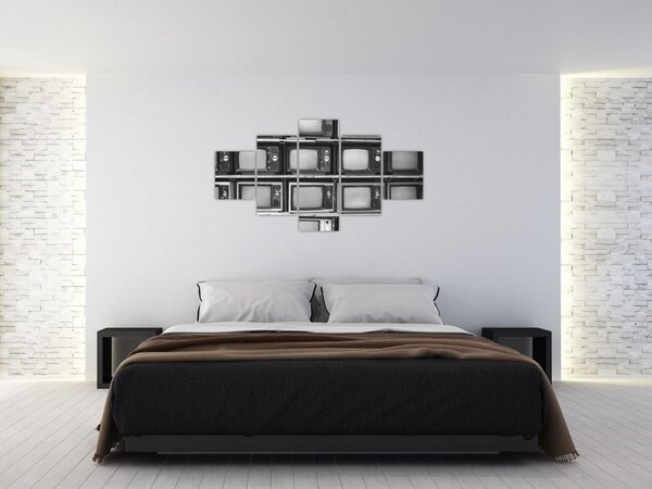 Obraz - Retro TV (125x70 cm)