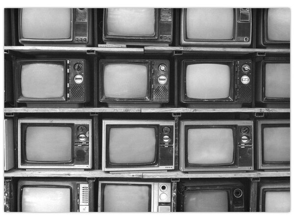 Obraz - Retro TV (70x50 cm)