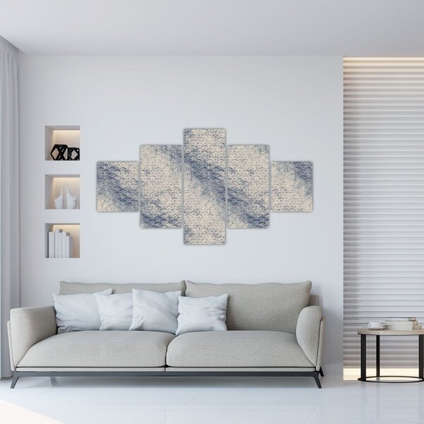 Obraz - Wzór fali (125x70 cm)