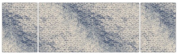 Obraz - Wzór fali (170x50 cm)