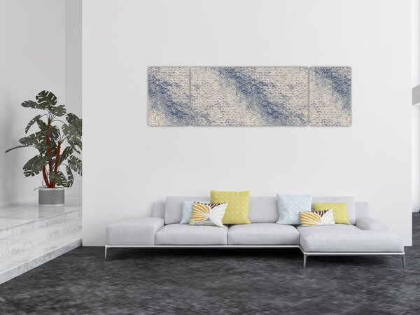 Obraz - Wzór fali (170x50 cm)